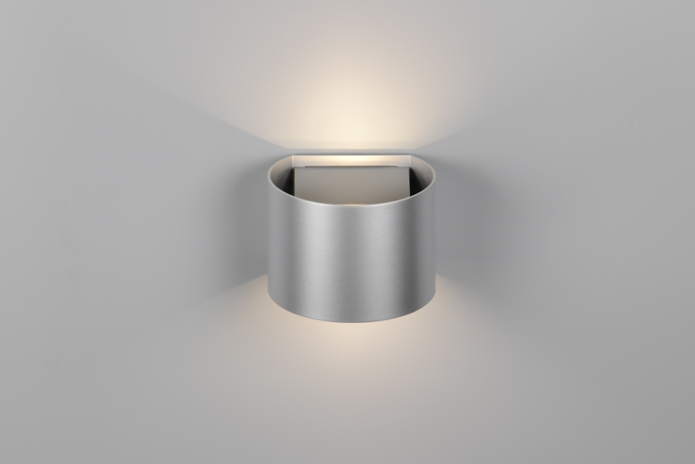 Trio Oplaadbare wandlampGenie zilvergrijs met sensor - R24161687